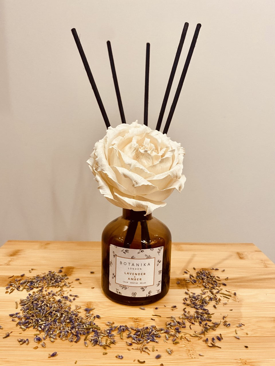 Lavender + Amber Flower Reed Diffuser