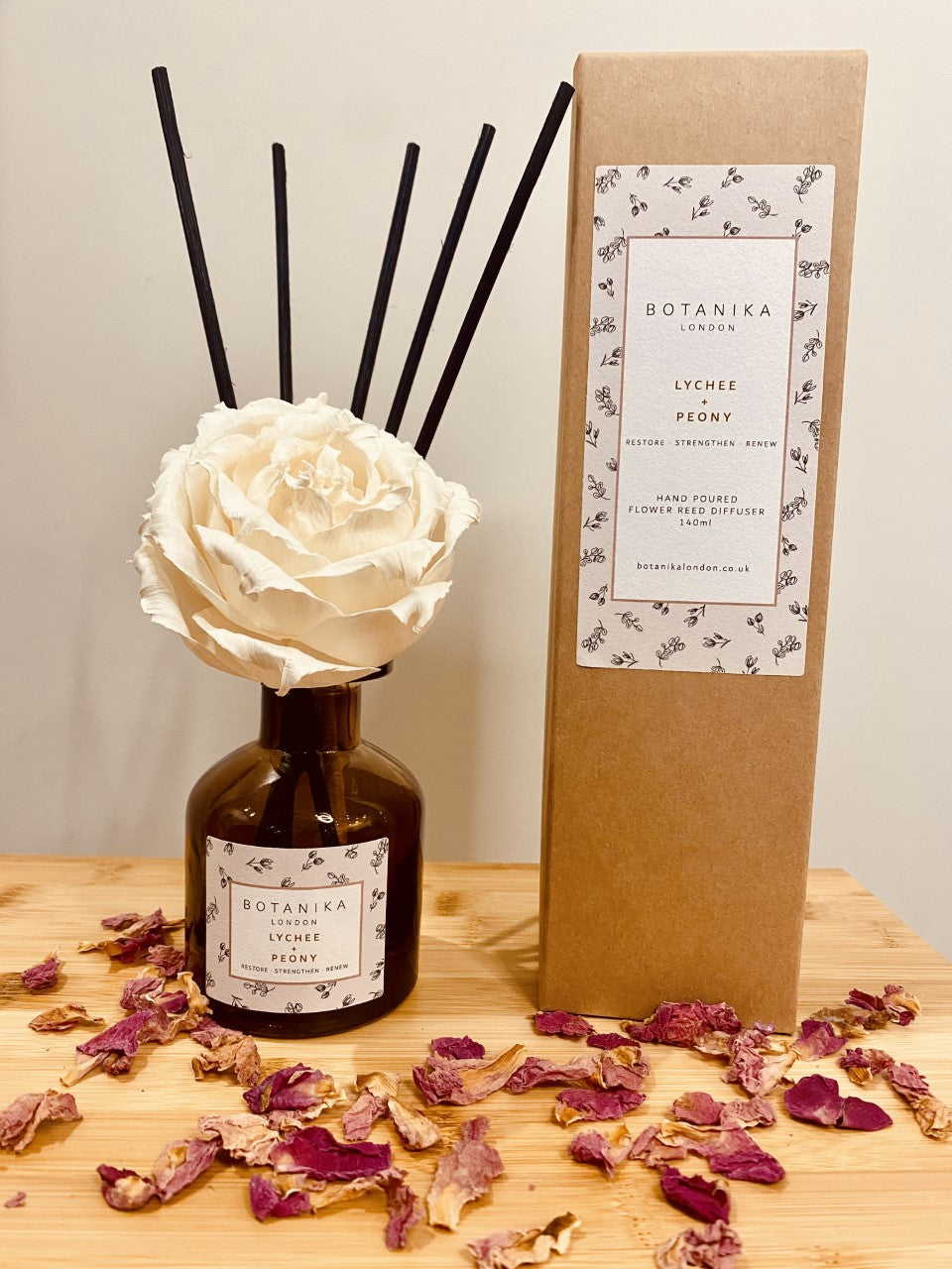 Lychee + Peony Flower Reed Diffuser